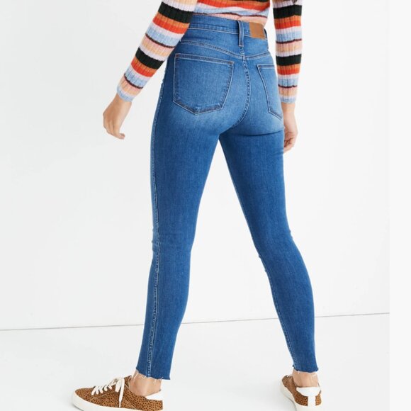 Madewell Roadtripper Curvy High Rise Skinny Jean Stretch Medium Wash 29 - Picture 1 of 7